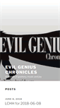 Mobile Screenshot of evilgeniuschronicles.org